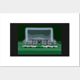 Fiorentina subbuteo team Posters and Art